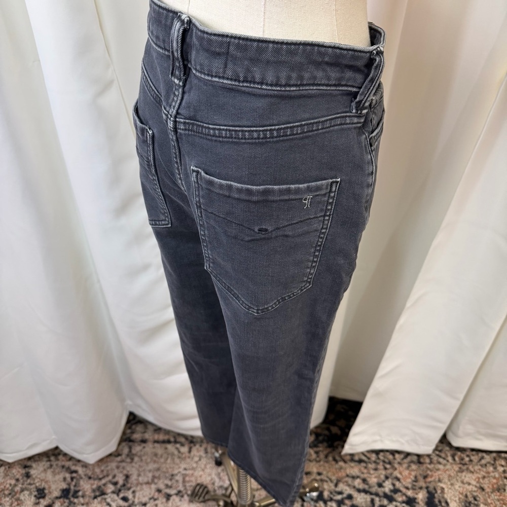 Pilcro Washed Black / Charcoal Gray Cropped Length Jeans Size 26 - Picture 11 of 16